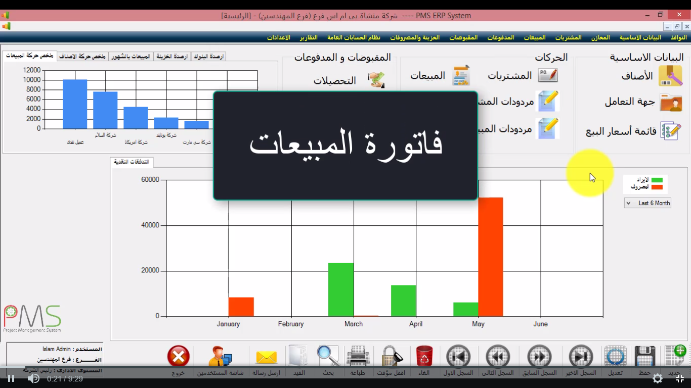 برنامج المبيعات PMS SALES